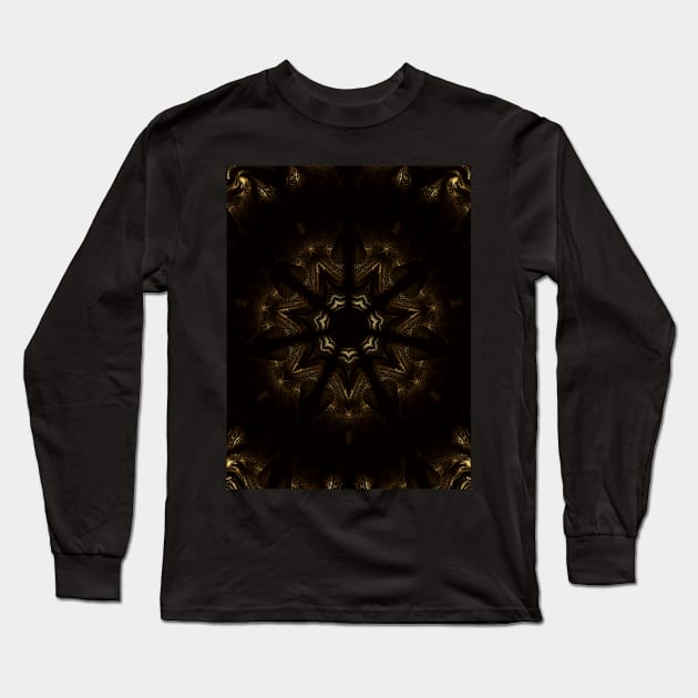 Dark Star Of 7th Cosmic Kaleidoscope Long Sleeve T-Shirt by SpieklyArt